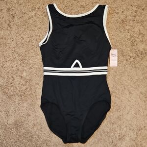 Lime Ricki Black Triangle One-Piece Swimsuit